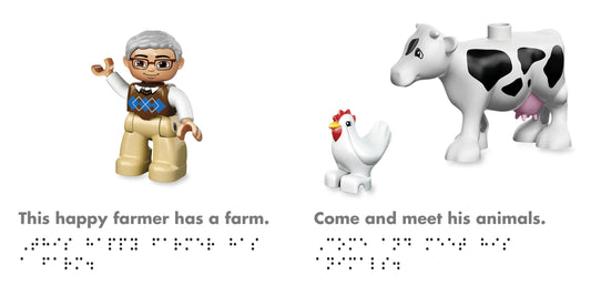 DK Braille LEGO DUPLO Farm