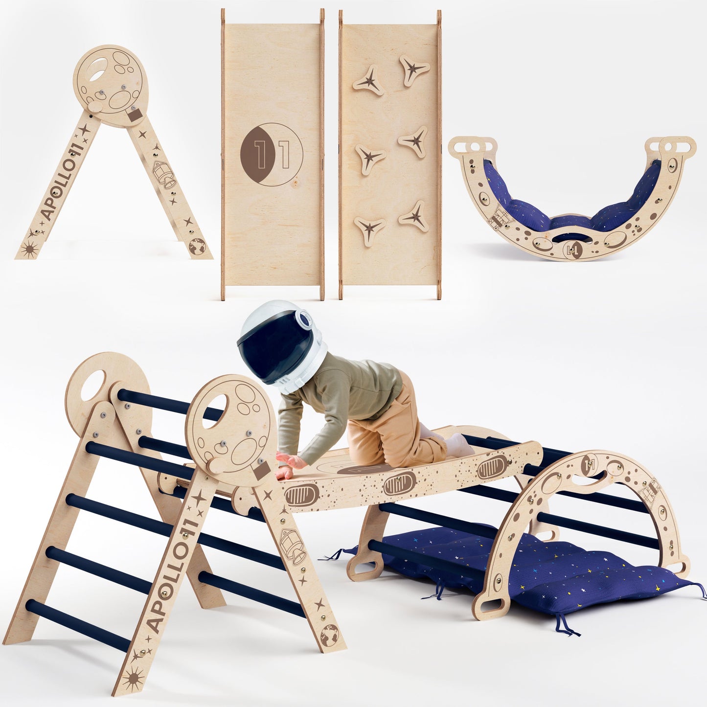 Apollo 4-in-1 Climbing Set for Little Astronauts – A Limited Edition Inspired by NASA's Apollo 11 Mission