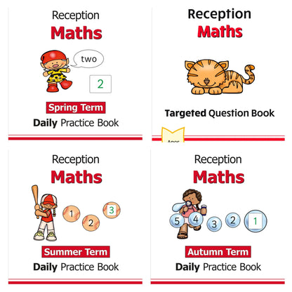 CGP Reception Maths Complete Practice Bundle (Ages 4-5)