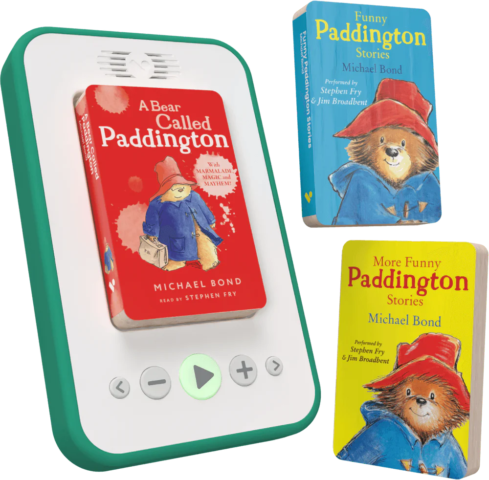 Voxblock Paddington Starter Pack – 3 Classic Audiobooks + Player (Age 4+)
