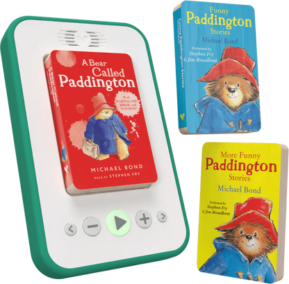 Voxblock Paddington Starter Pack – 3 Classic Audiobooks + Player (Age 4+)