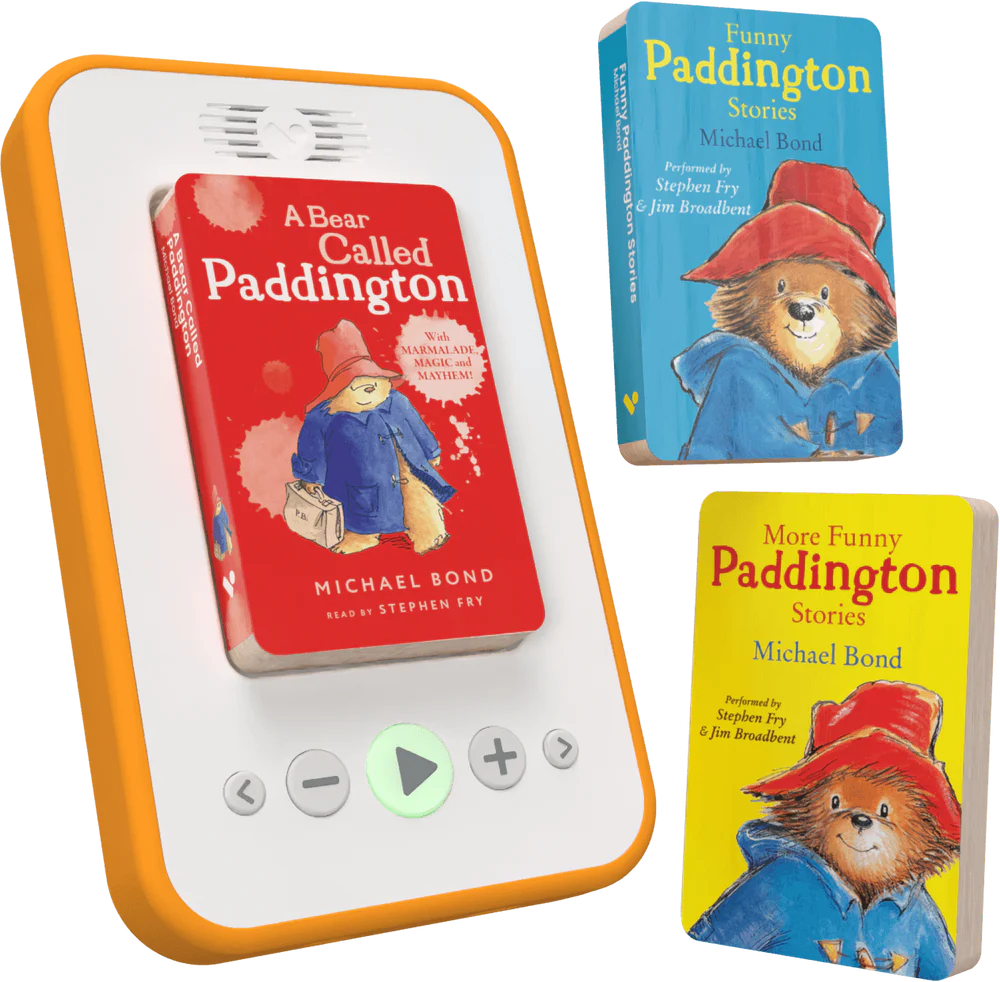 Voxblock Paddington Starter Pack – 3 Classic Audiobooks + Player (Age 4+)