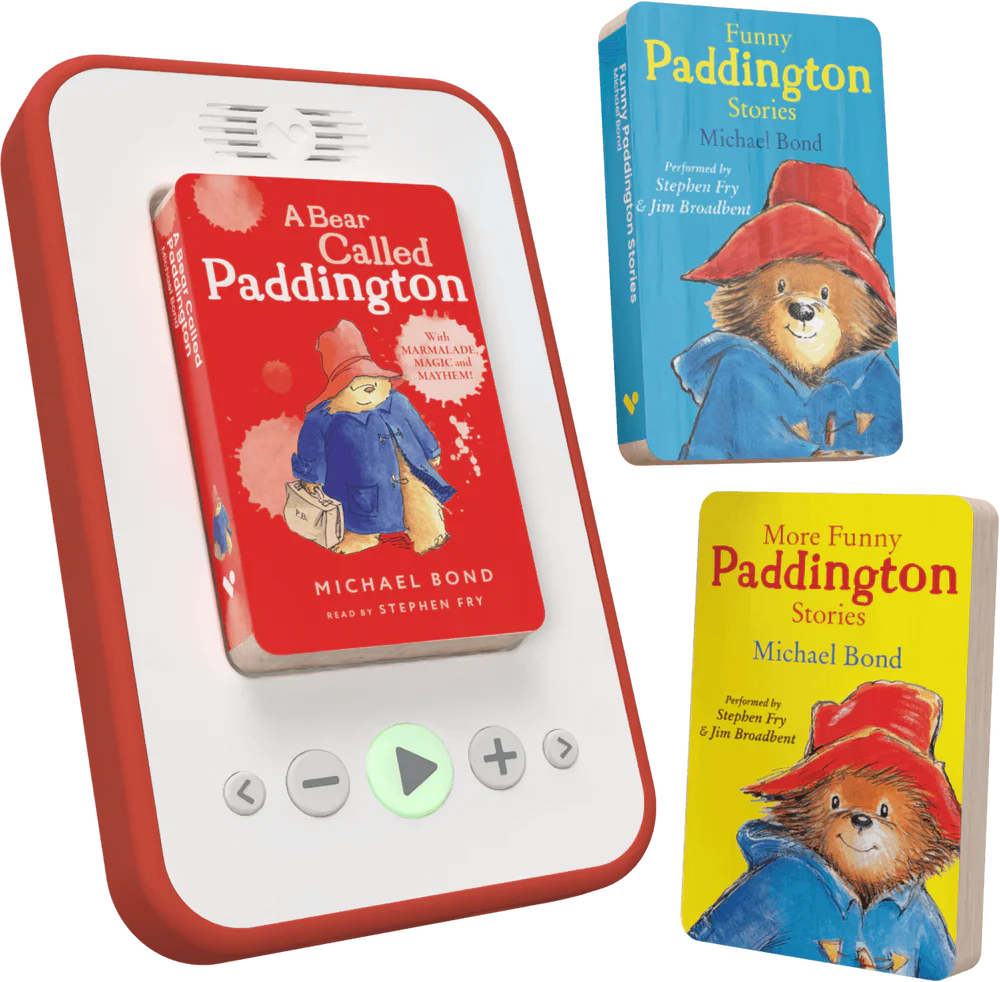 Voxblock Paddington Starter Pack – 3 Classic Audiobooks + Player (Age 4+)