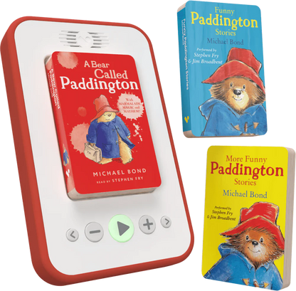 Voxblock Paddington Starter Pack – 3 Classic Audiobooks + Player (Age 4+)
