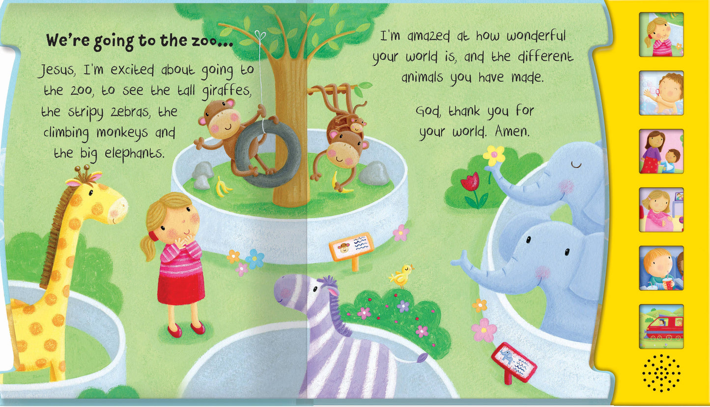 Children's 6 Button Christian Sound Book - Prayers For Things That Happen