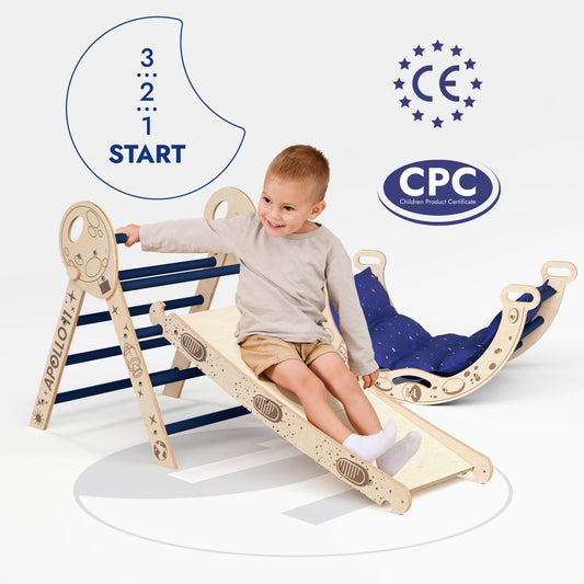 Apollo 4-in-1 Climbing Set for Little Astronauts – A Limited Edition Inspired by NASA's Apollo 11 Mission