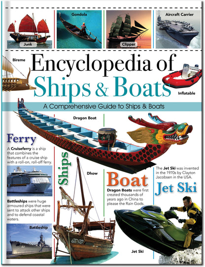 Children’s Encyclopedia of Ships & Boats – Marine Adventure Book!