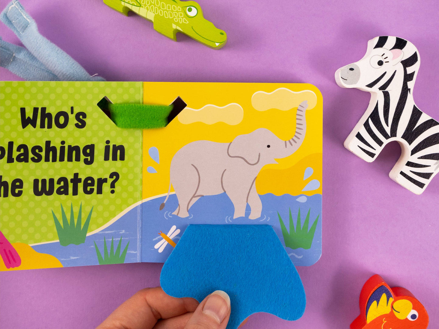 Safari Buggy Book with Felt Flaps