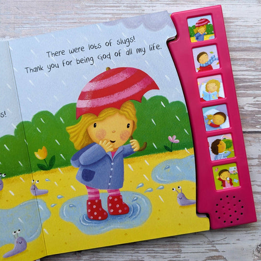 Children's 6 Button Christian Sound Book - My Day By Day Prayers