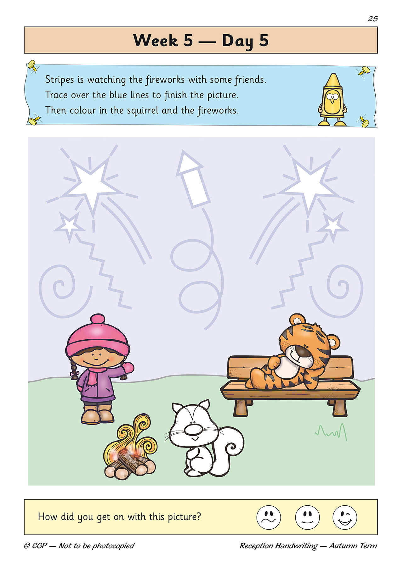 Reception Handwriting Daily Practice Book: Autumn Term