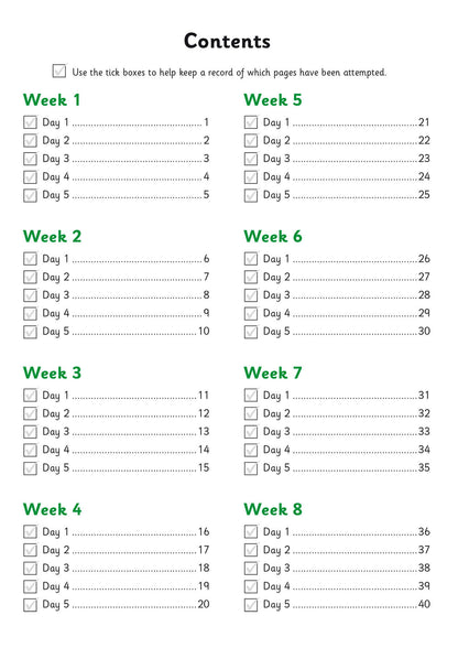 Llyfr Ymarfer Llawysgrifen Dyddiol y Derbyn Tymor y Gwanwyn