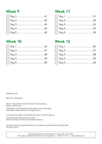 Llyfr Ymarfer Llawysgrifen Dyddiol y Derbyn Tymor y Gwanwyn