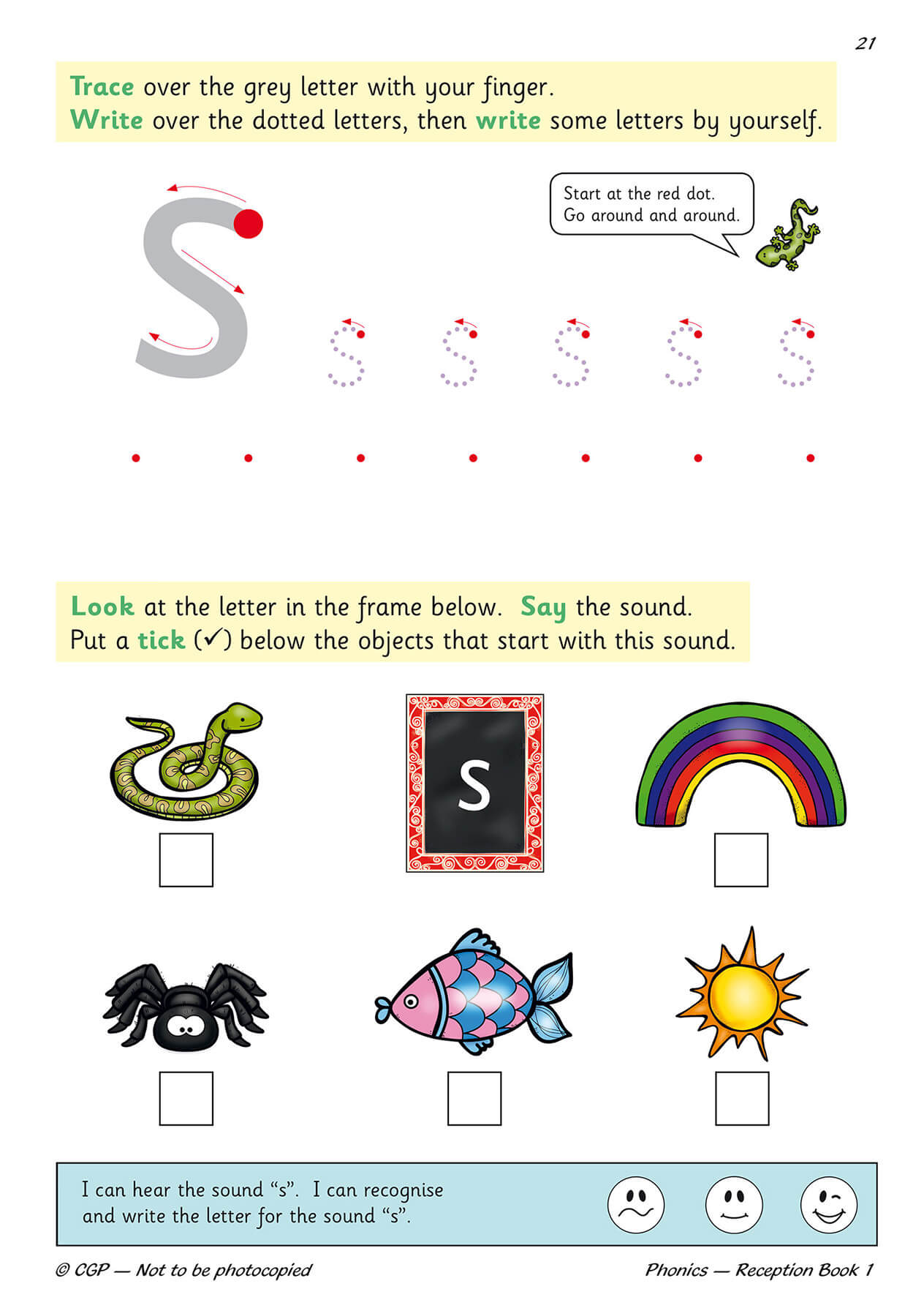 Llyfr Ymarfer Targedig Ffoneg Saesneg Derbyn - Llyfr 1