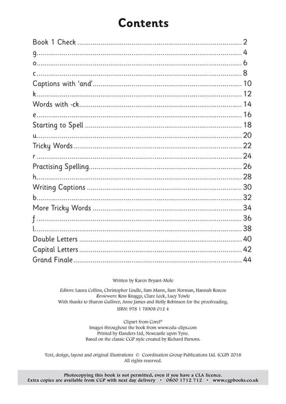 Reception English Phonics Targeted Practice Book - Book 2