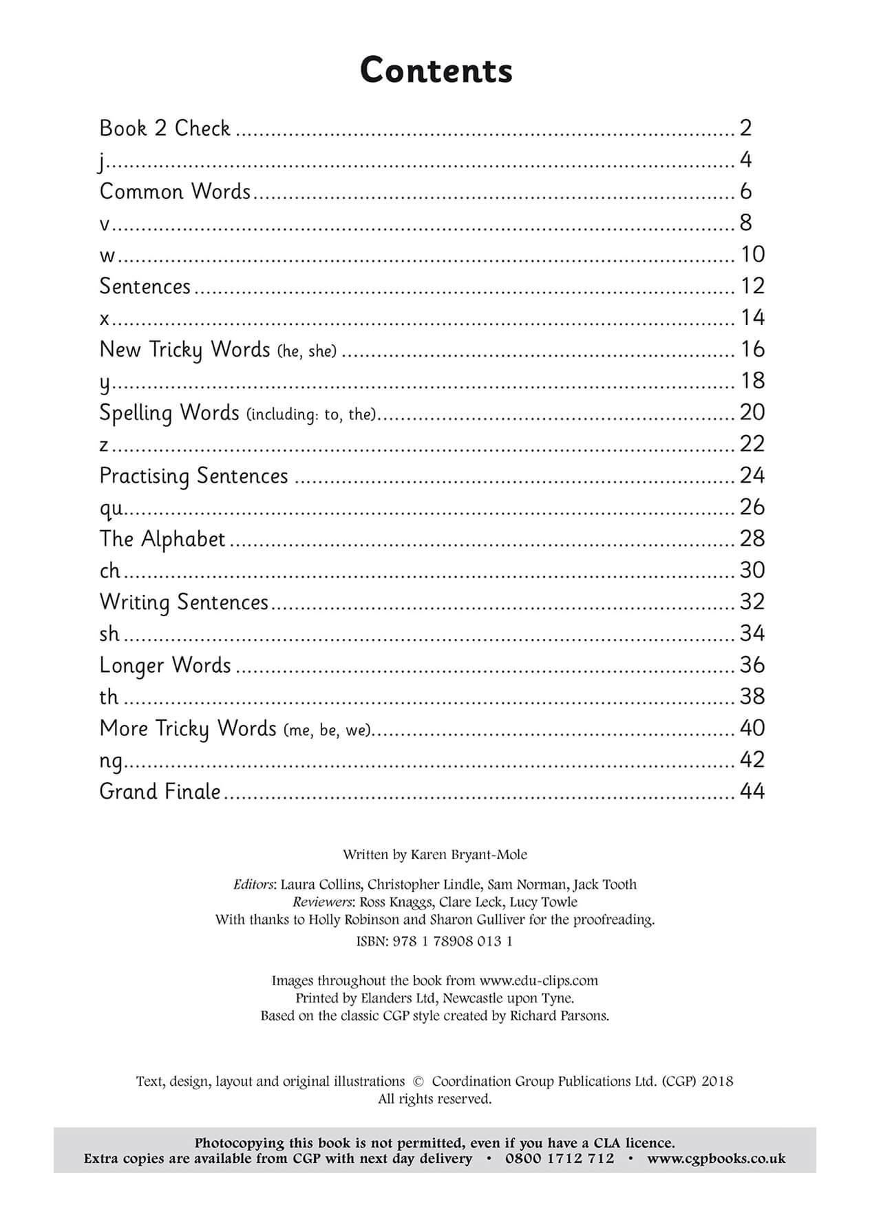 Reception English Phonics Targeted Practice Book - Book 3