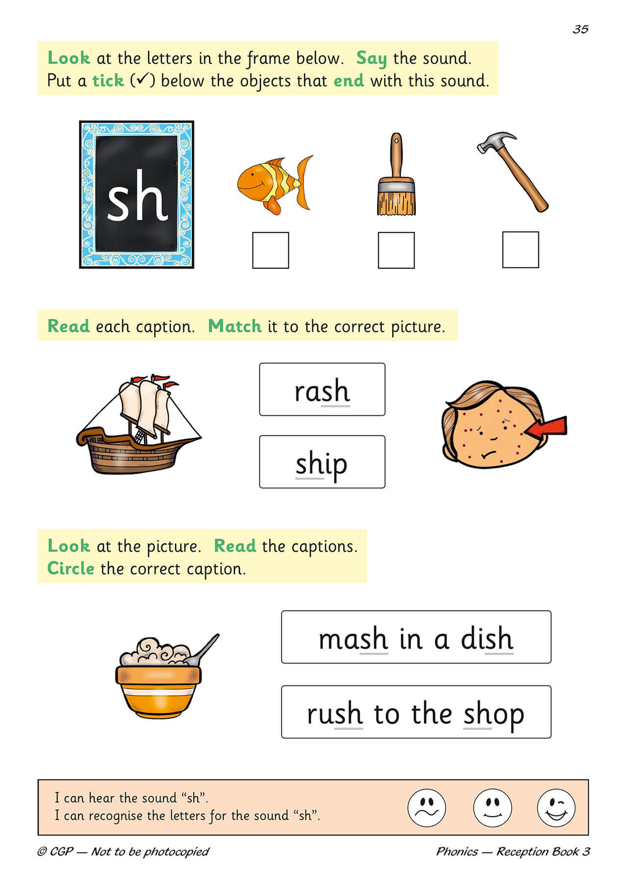 Reception English Phonics Targeted Practice Book - Book 3