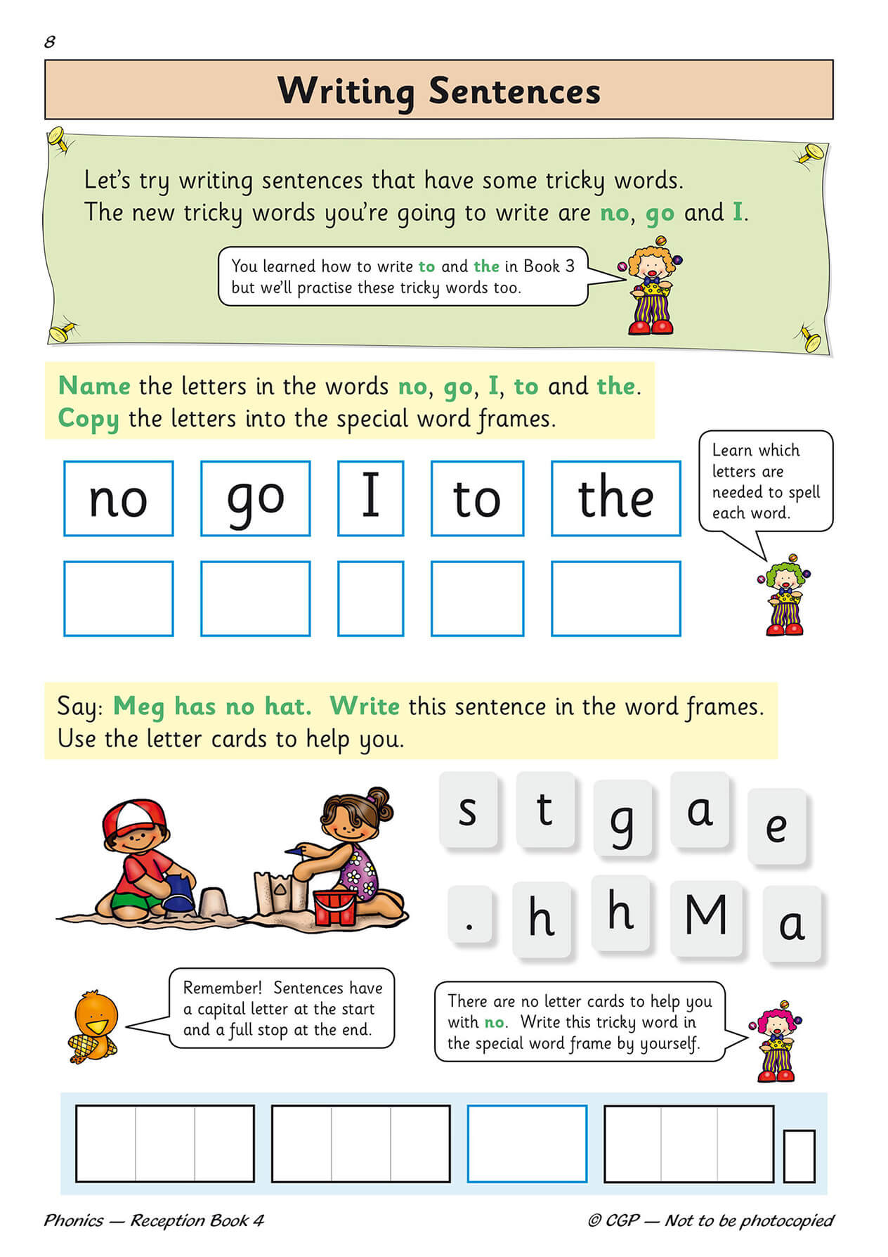 Pecyn Llyfrau Gwaith Ymarfer Saesneg Derbyn CGP 5: Llyfrau Ffoneg 1-5