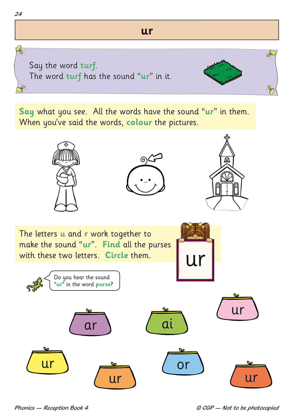 Reception English Phonics Targeted Practice Book - Book 4