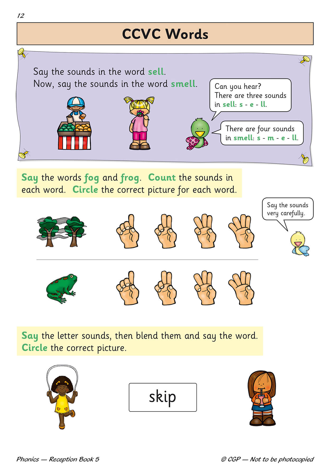 Reception English Phonics Targeted Practice Book - Book 5