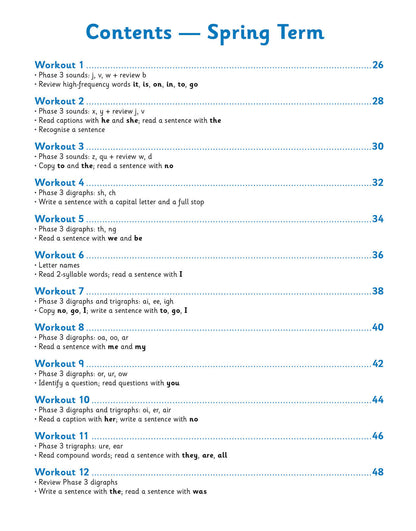 Reception English Phonics 10-Minute Weekly Workouts