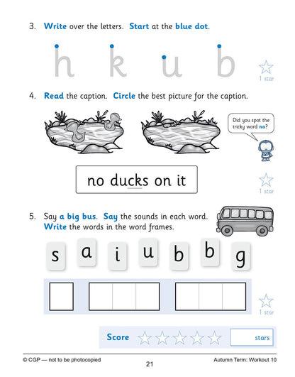 Reception English Phonics 10-Minute Weekly Workouts