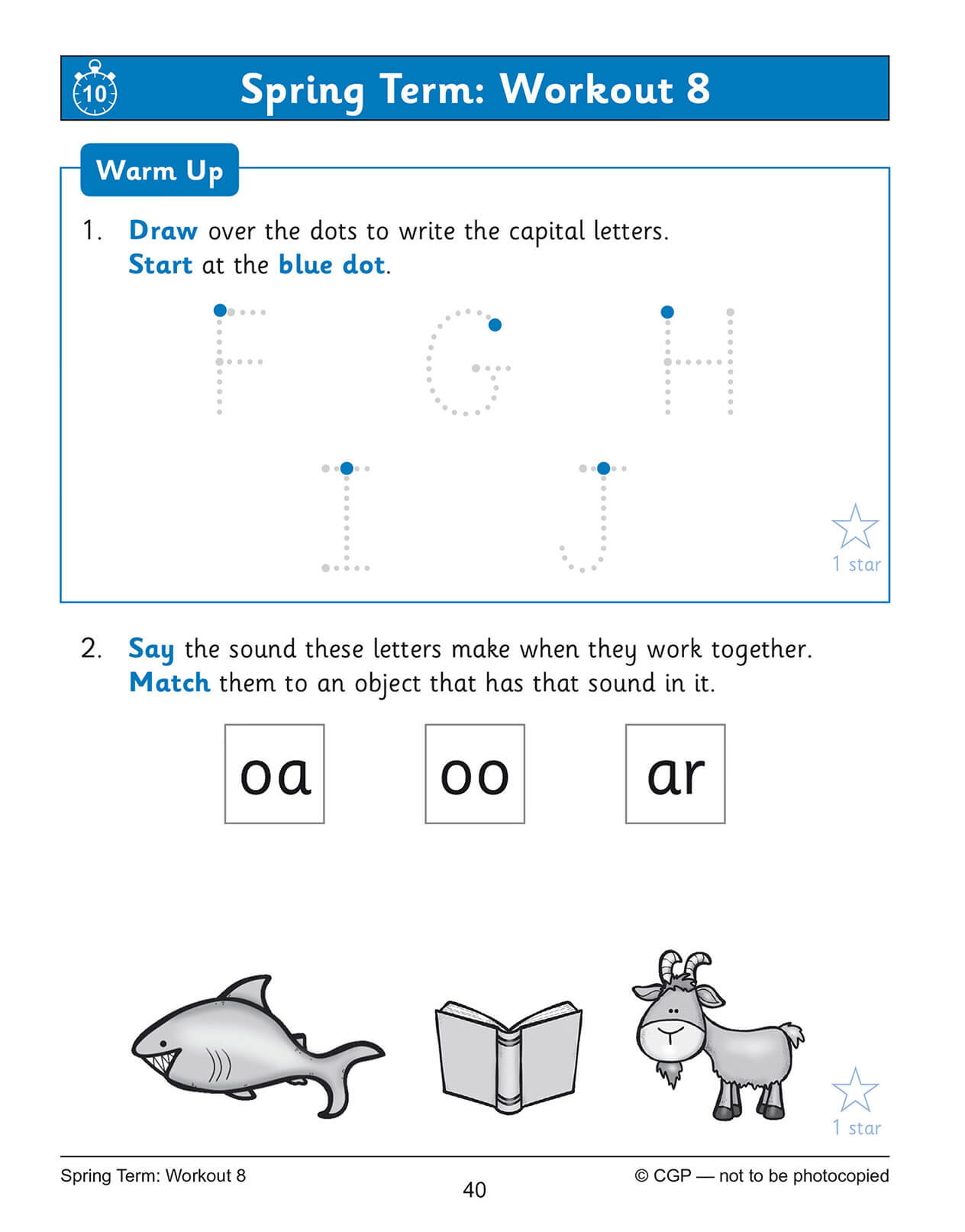 Reception English Phonics 10-Minute Weekly Workouts