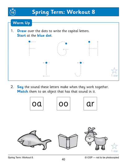 Reception English Phonics 10-Minute Weekly Workouts