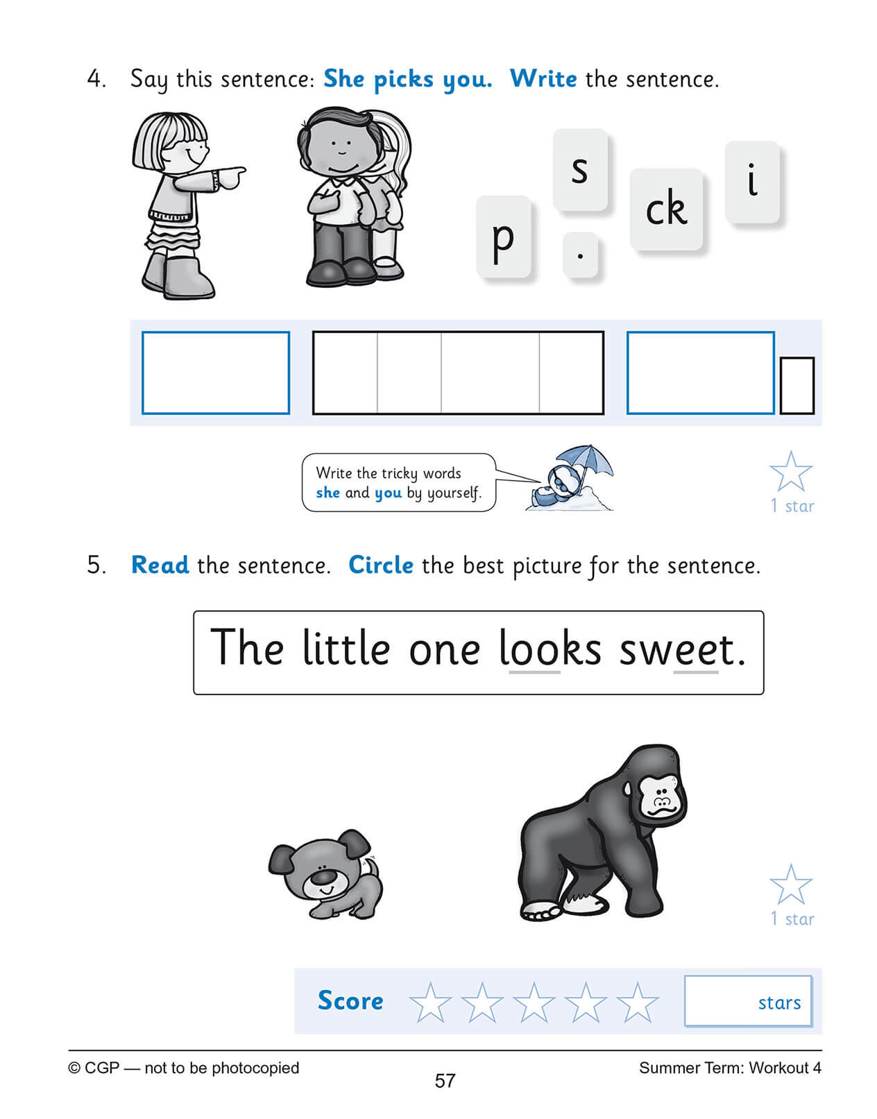 Reception English Phonics 10-Minute Weekly Workouts