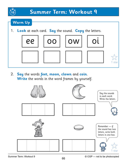 Reception English Phonics 10-Minute Weekly Workouts