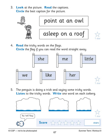 Reception English Phonics 10-Minute Weekly Workouts