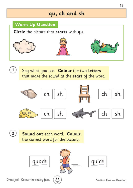 Reception English Targeted Question Book