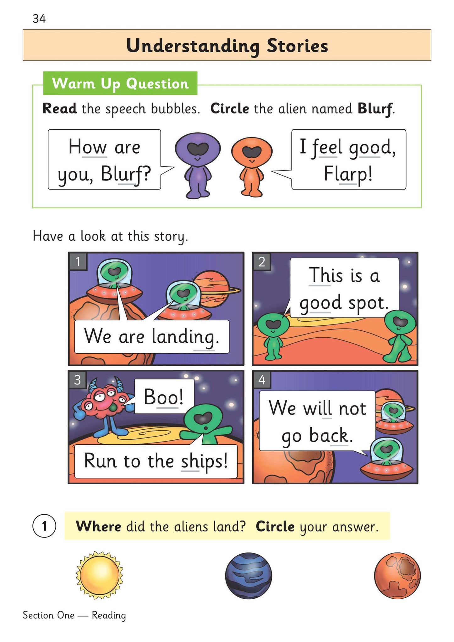 Reception English Targeted Question Book