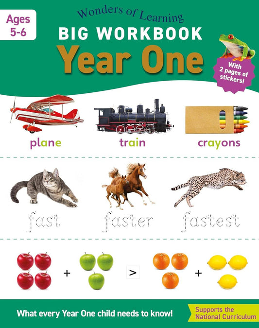 Childrens Big Workbook – Year One (Ages 5-6) | National Curriculum-Aligned Learning