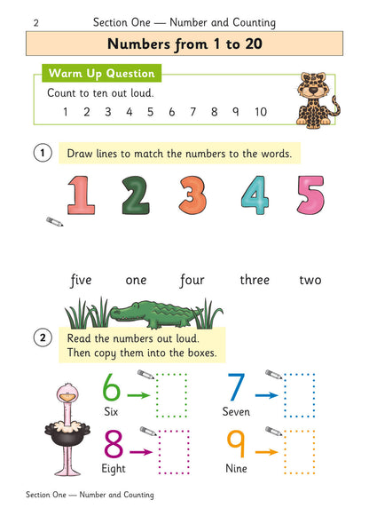 Reception Maths Targeted Question Book