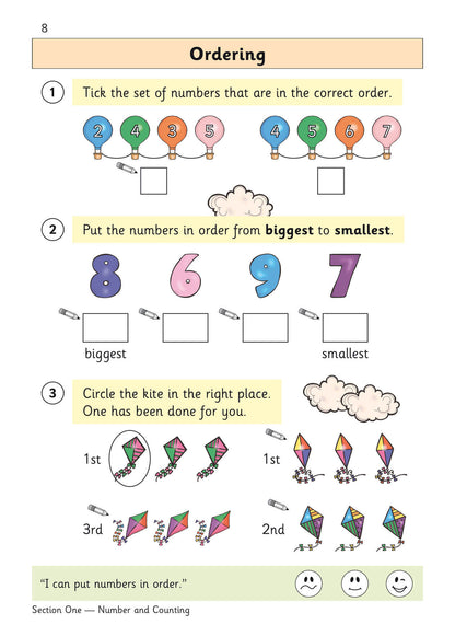Reception Maths Targeted Question Book