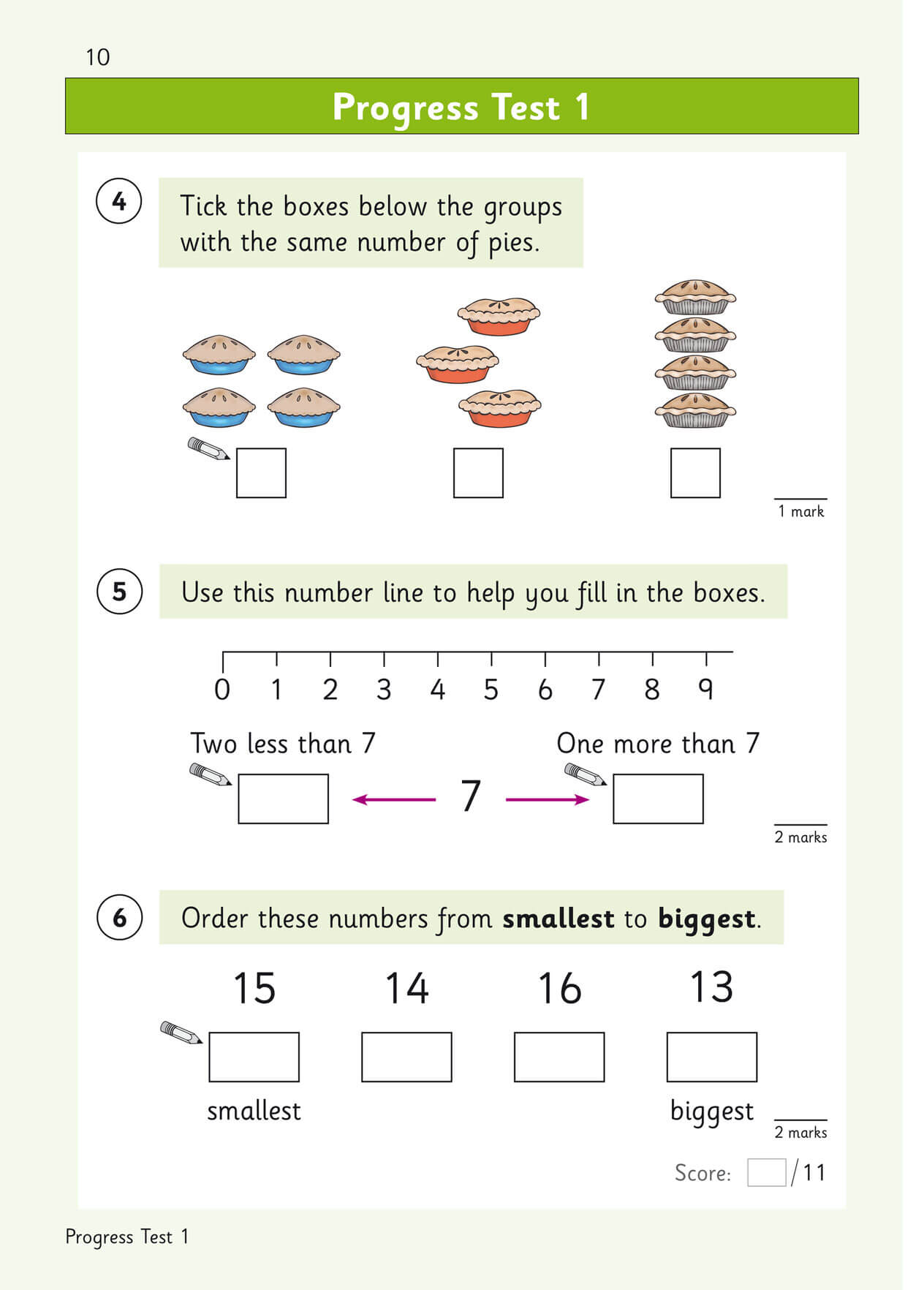 Reception Maths Targeted Question Book