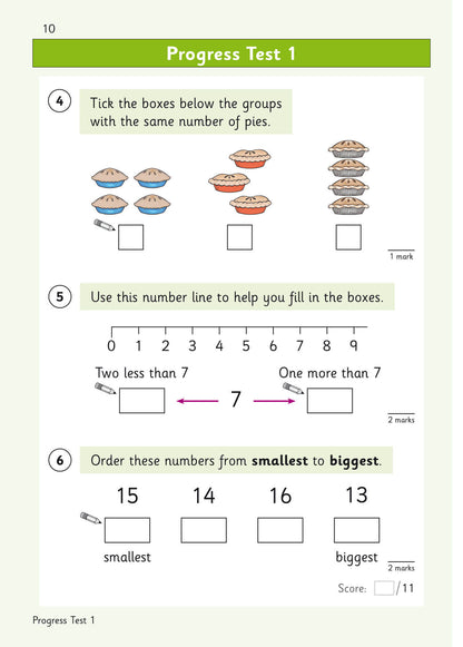 Reception Maths Targeted Question Book