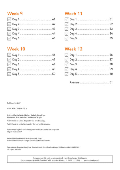 Reception Maths Daily Practice Book: Autumn Term