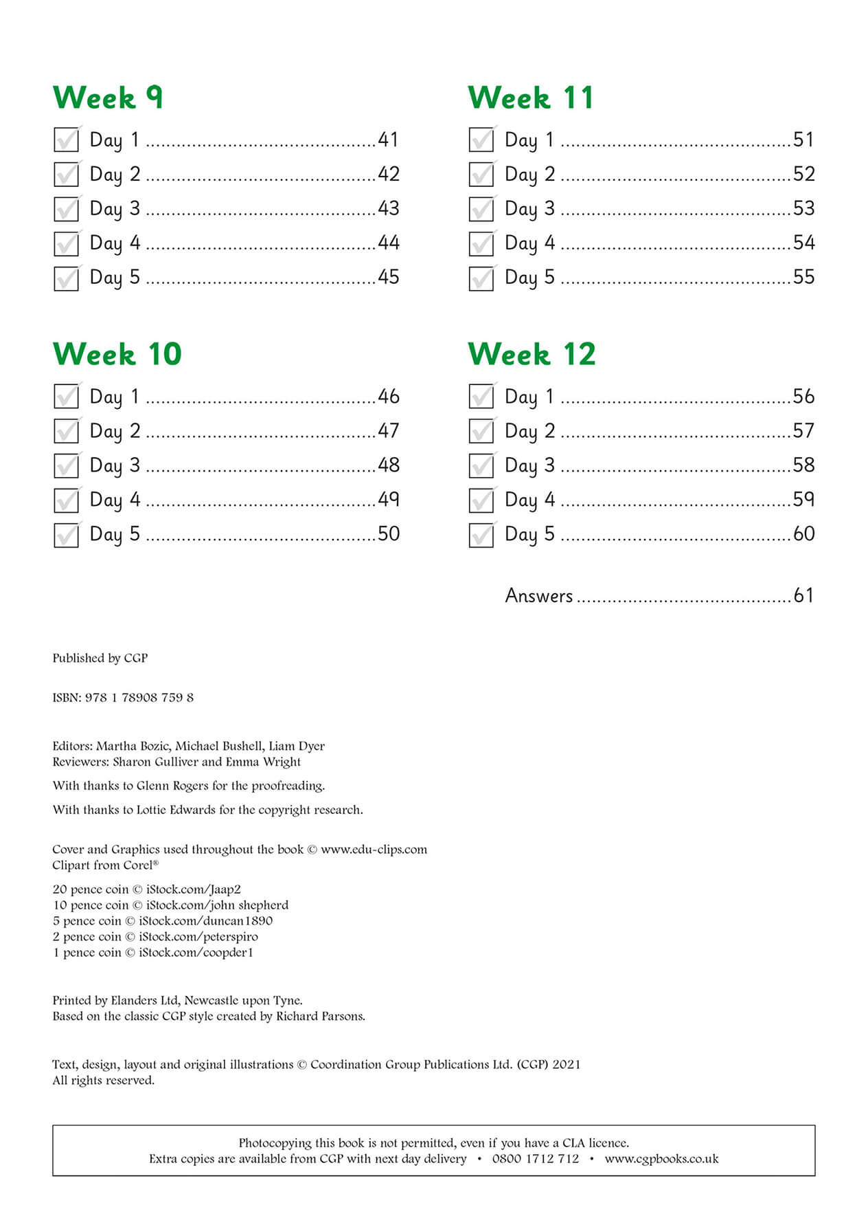 Reception Maths Daily Practice Book: Spring Term