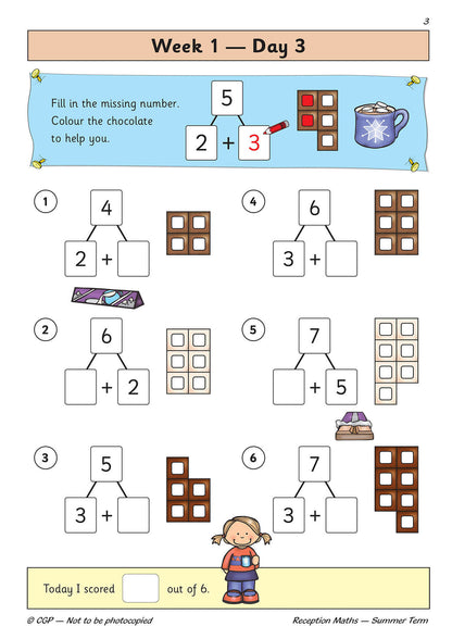 CGP Reception Maths Complete Practice Bundle (Ages 4-5)