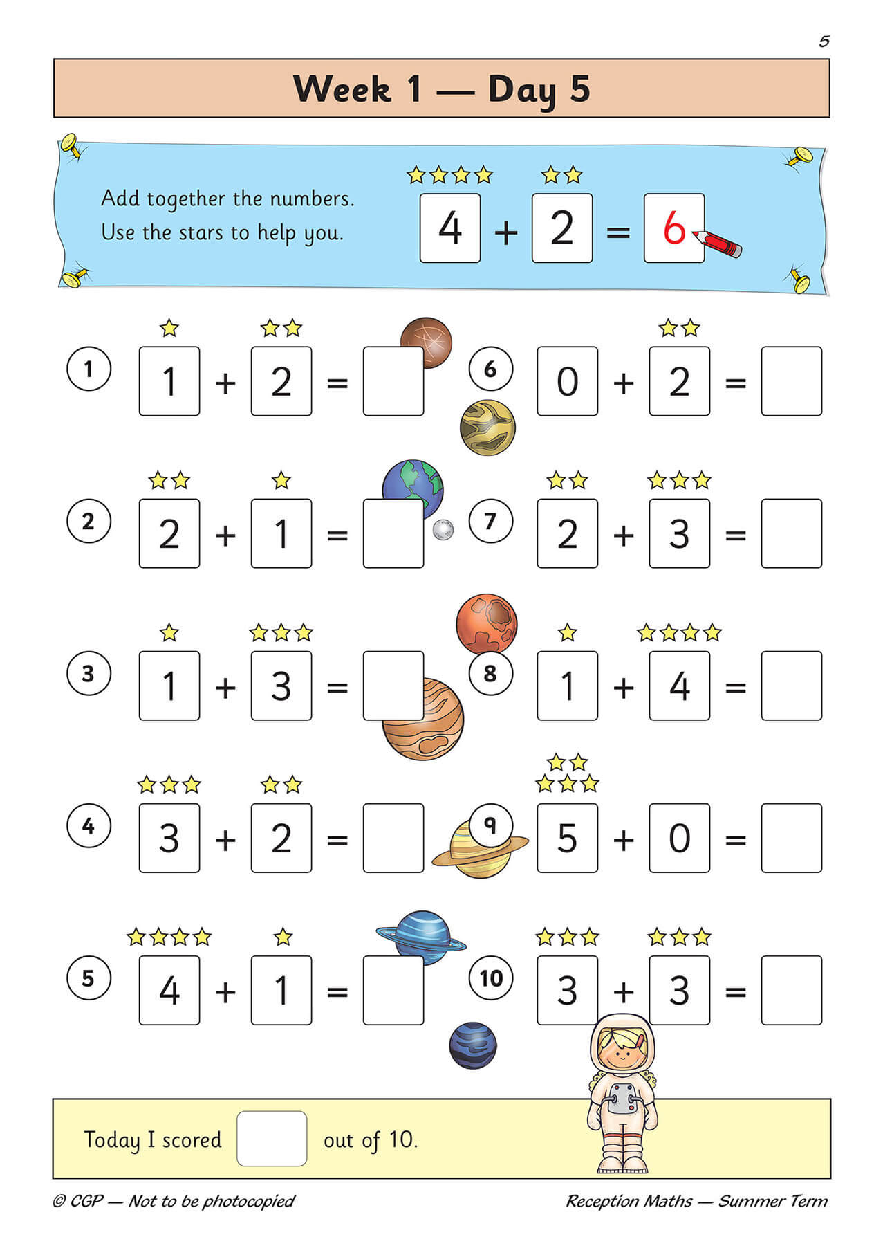 CGP Reception Maths Complete Practice Bundle (Ages 4-5)