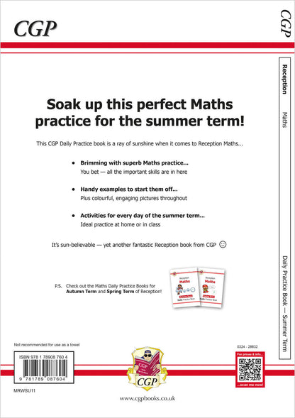 Reception Maths Daily Practice Book: Summer Term